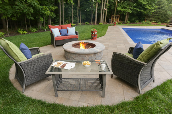 Fire features for outdoor living in WI